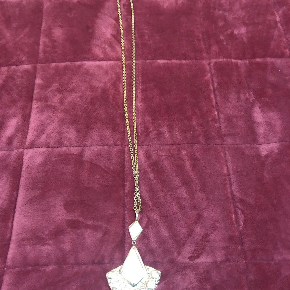 Kara by Kara Ross Snake skin pendant necklace